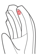 Construction gants Leki: revêtement tactile MF Touch